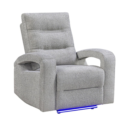 Isolde - Power Recliner, LED Lighting - Gray Global Furniture USA