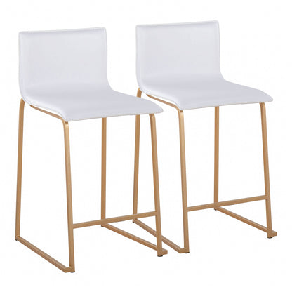 Mara - Contemporary Counter Stool Elegant Design (Set of 2) Lumi Source