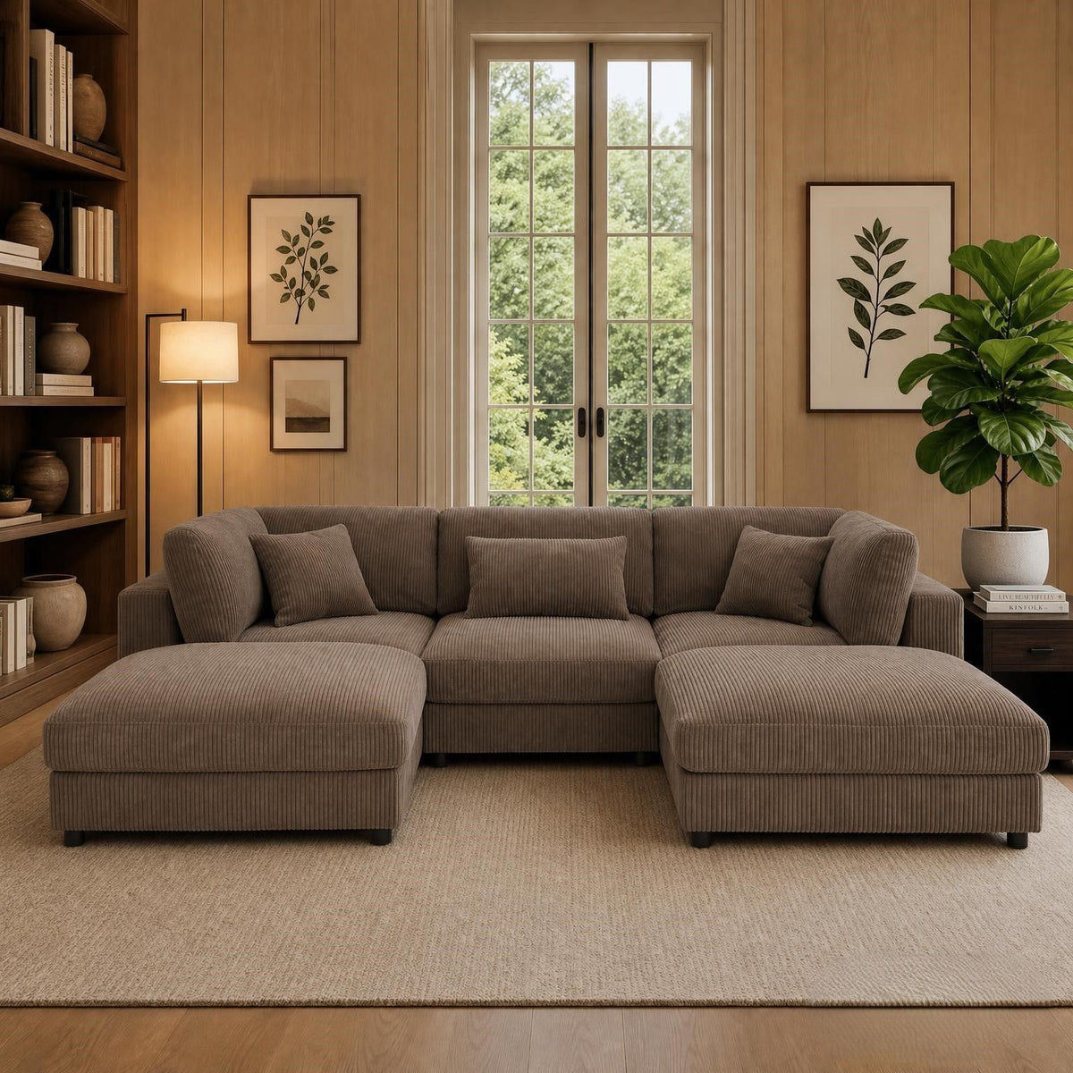 Modular Sectional & Custom Configuration, Toss Pillows Home Essentials