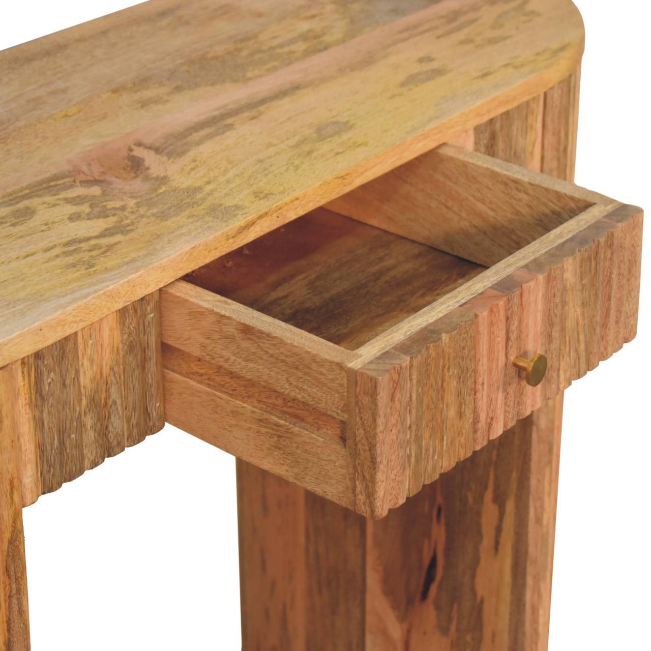 Soba - Straight Console Table - Oak Artisan Furniture