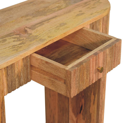 Soba - Straight Console Table - Oak Artisan Furniture