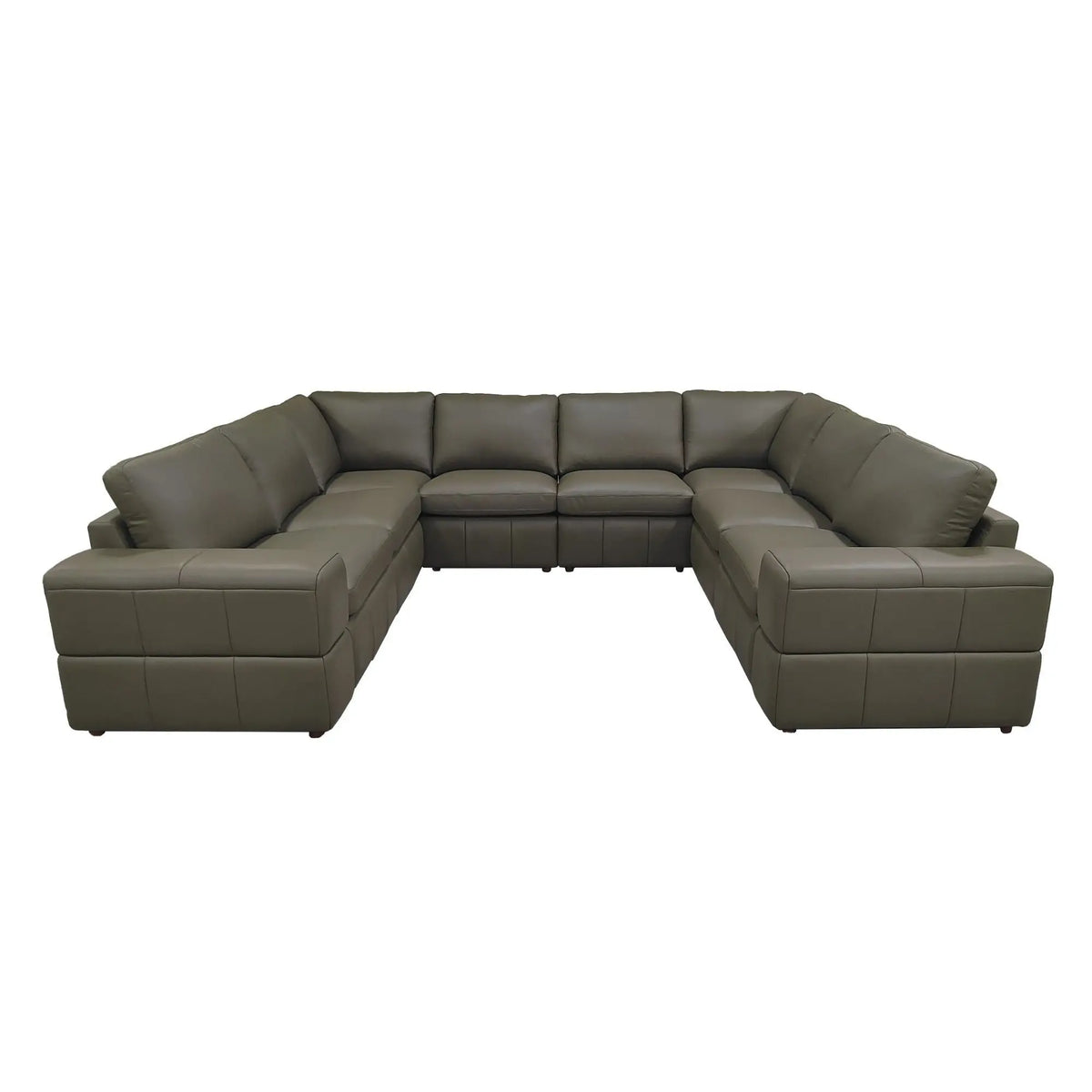 Modern Sectional Sofa With Large Square Arms Home Essentials