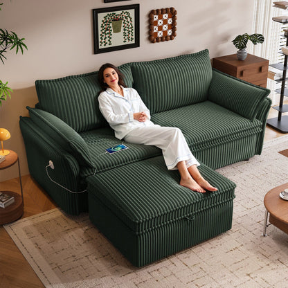 2 In 1 Convertible Sofa Bed, Multi Functional Living Room Furniture Home Essentials