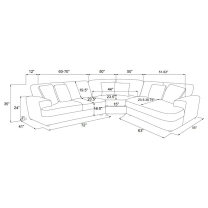 Langford - Sectional Sofa Furniture Max