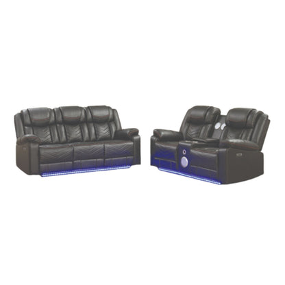 Challenger - LED Power Recliner Set Matrix Furniture Group
