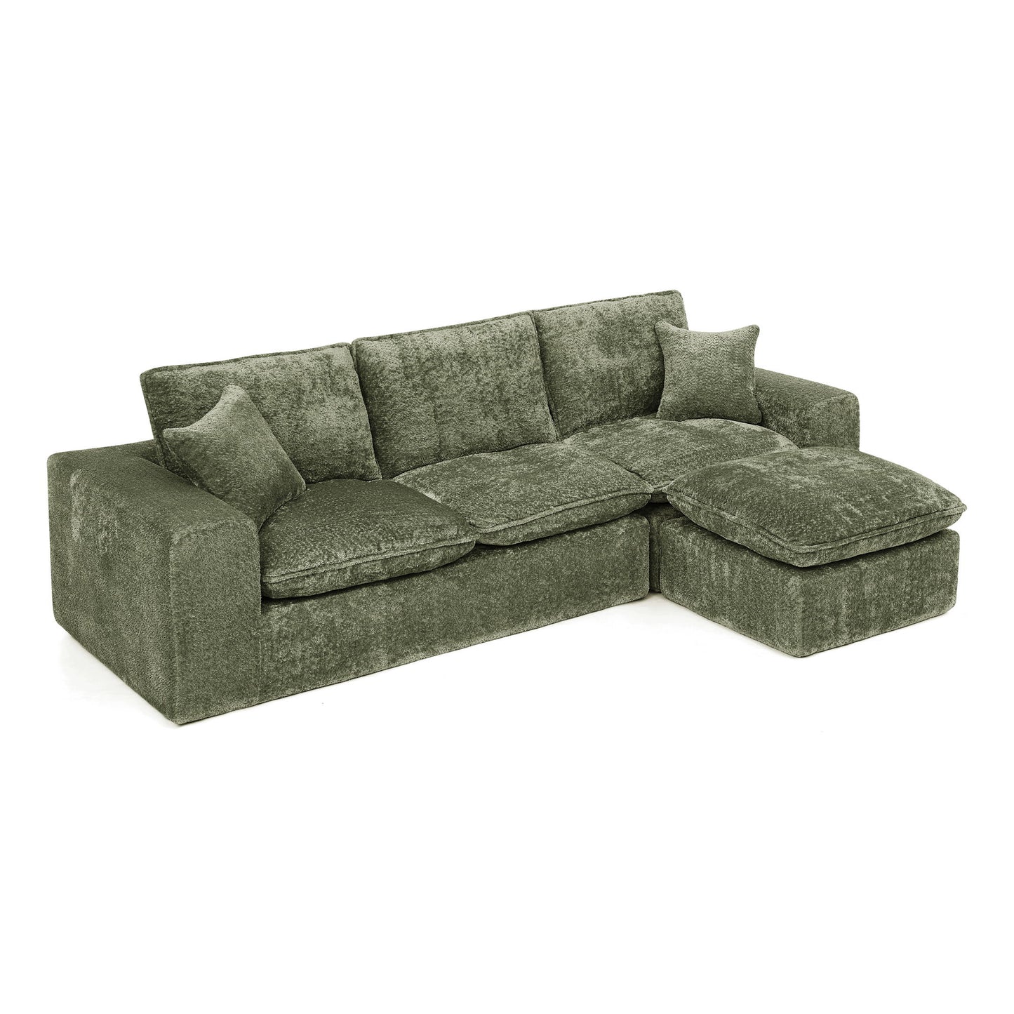 Sectional Sofa With Moveable Ottoman Home Essentials