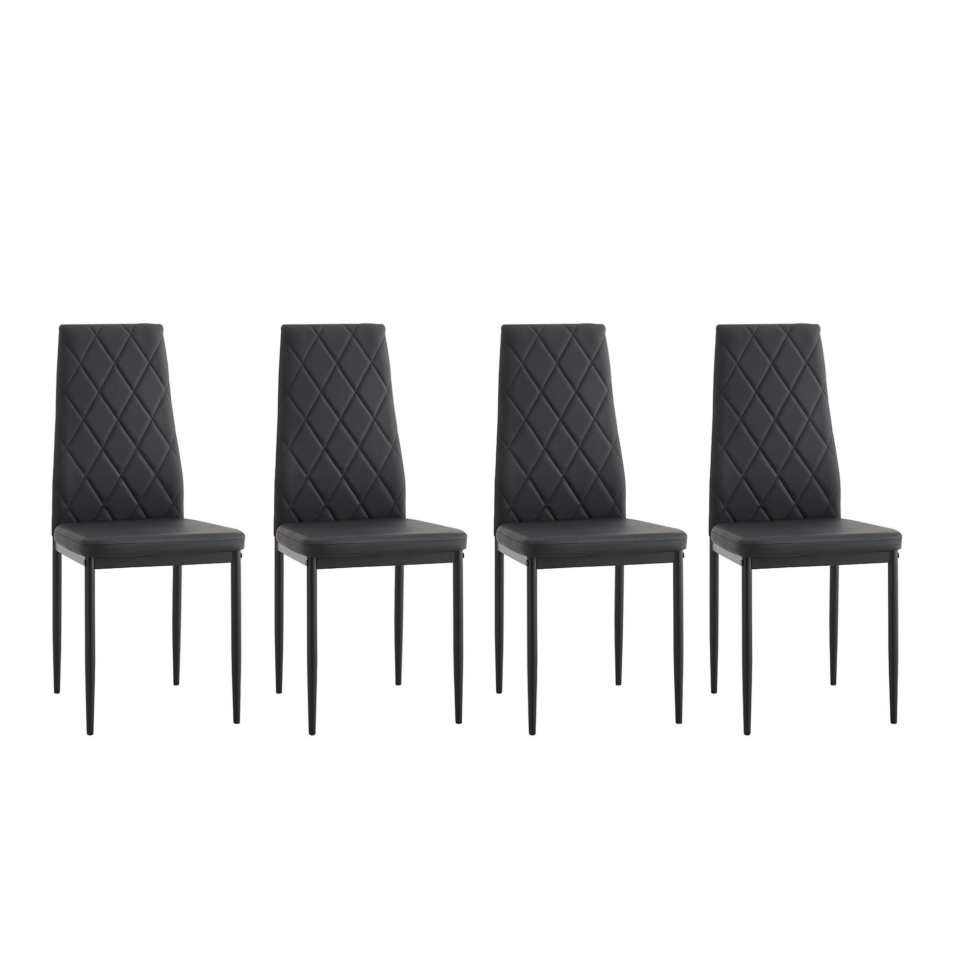 Modern Dining Chair With Diamond Design Home Essentials