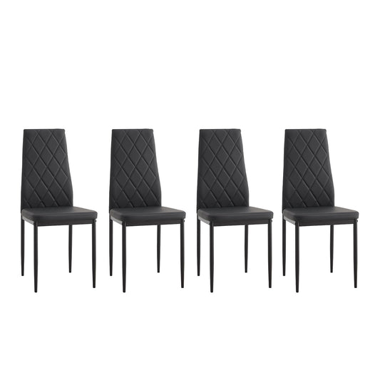 Modern Dining Chair With Diamond Design Home Essentials