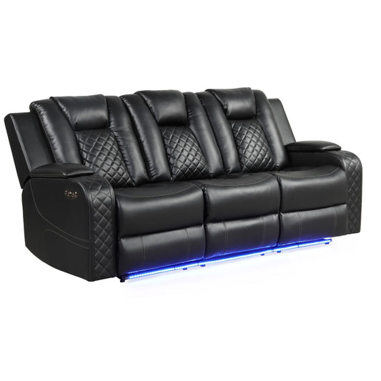 Benz - LED & Power Reclining Sofa Matrix Furniture Group