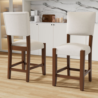 Mid Century Modern Bar Stools, Upholstered Counter Chairs Hearth and Haven