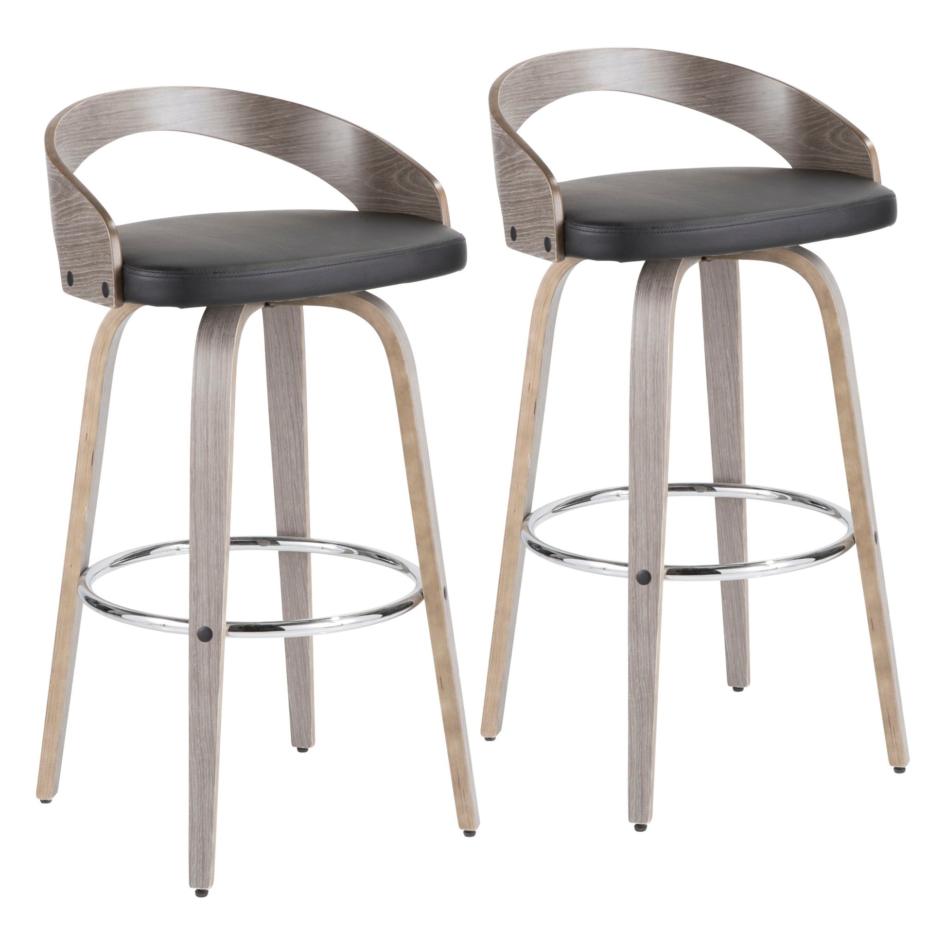 Grotto - Mid-Century Modern Stool (Set of 2) Lumi Source