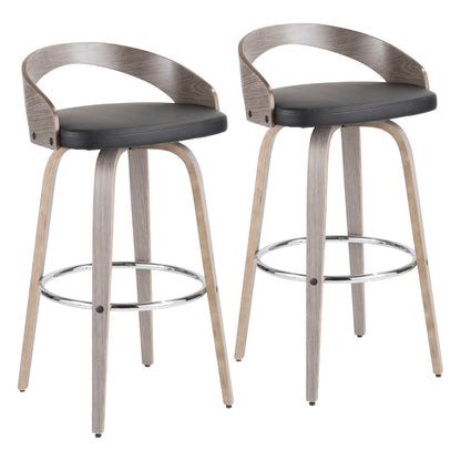 Grotto - Mid-Century Modern Stool (Set of 2) Lumi Source