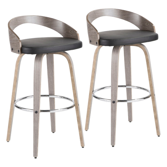 Grotto - Mid-Century Modern Stool (Set of 2) Lumi Source