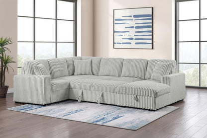Devonshire - Sleeper Sectional Sofa Storage Chaise Coaster Fine Furniture