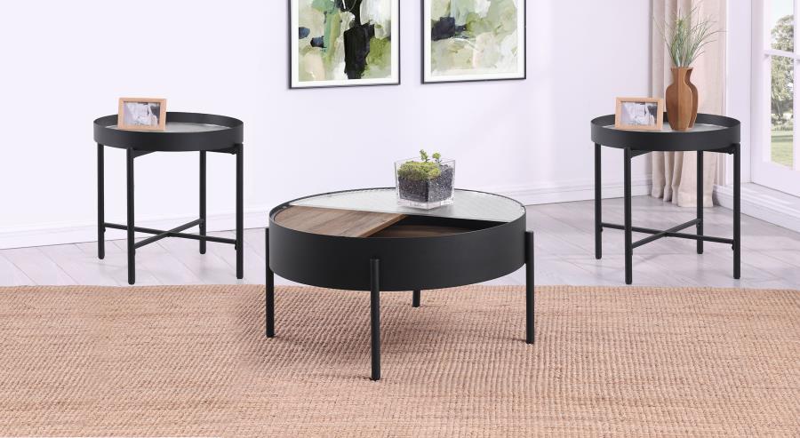 Ozella - Round Coffee Table Set Coaster Fine Furniture