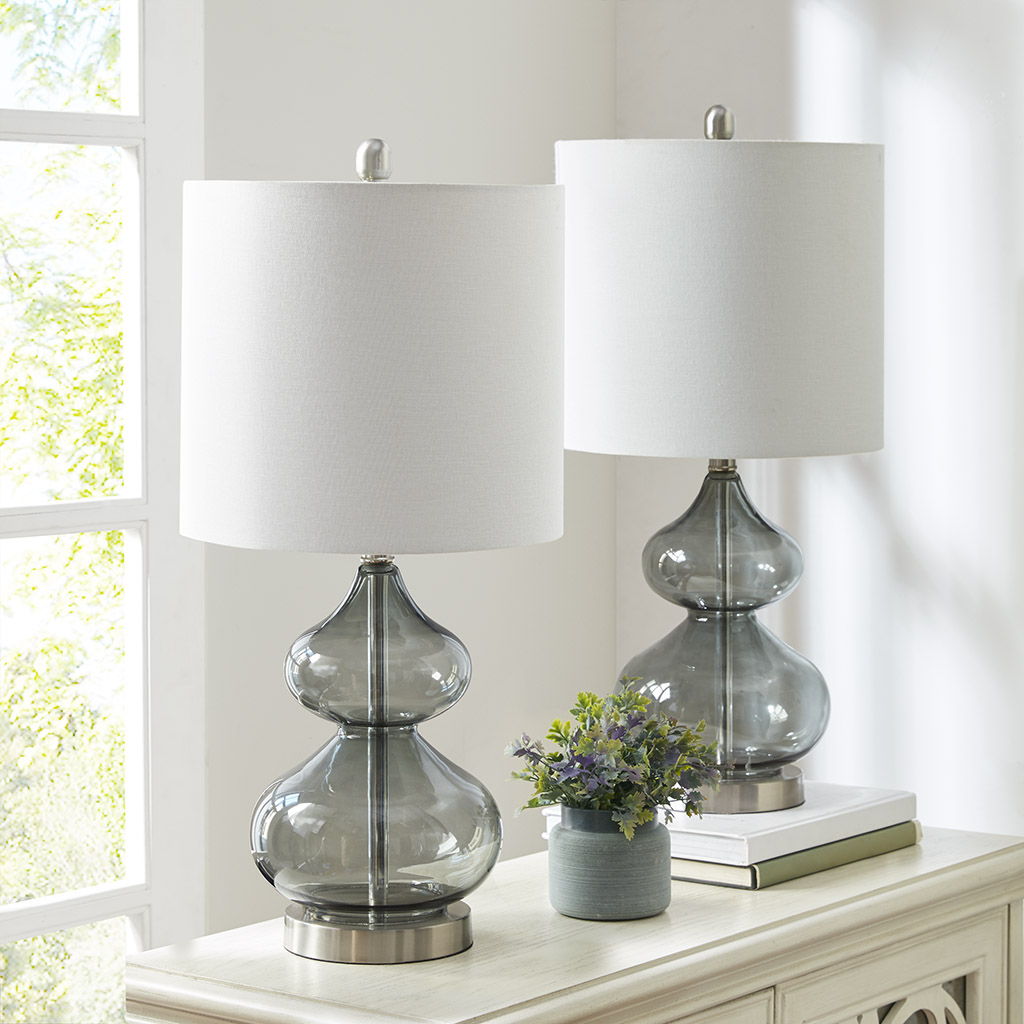 Ellipse - Table Lamp (Set of 2) - Gray