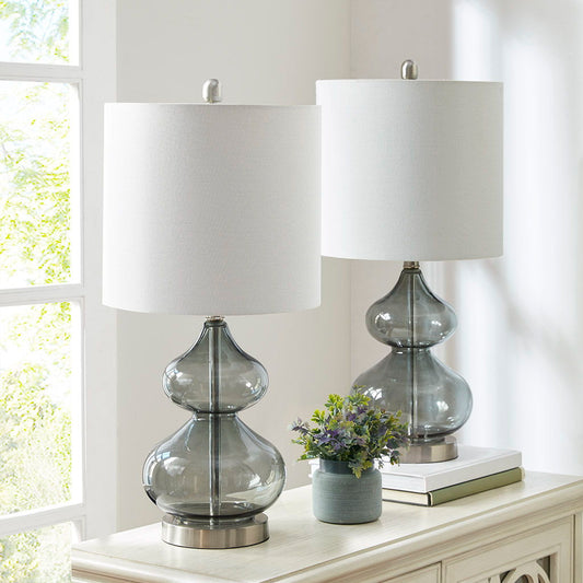 Ellipse - Table Lamp (Set of 2) - Gray