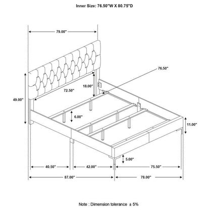 Kendall - Panel Upholstered Bed