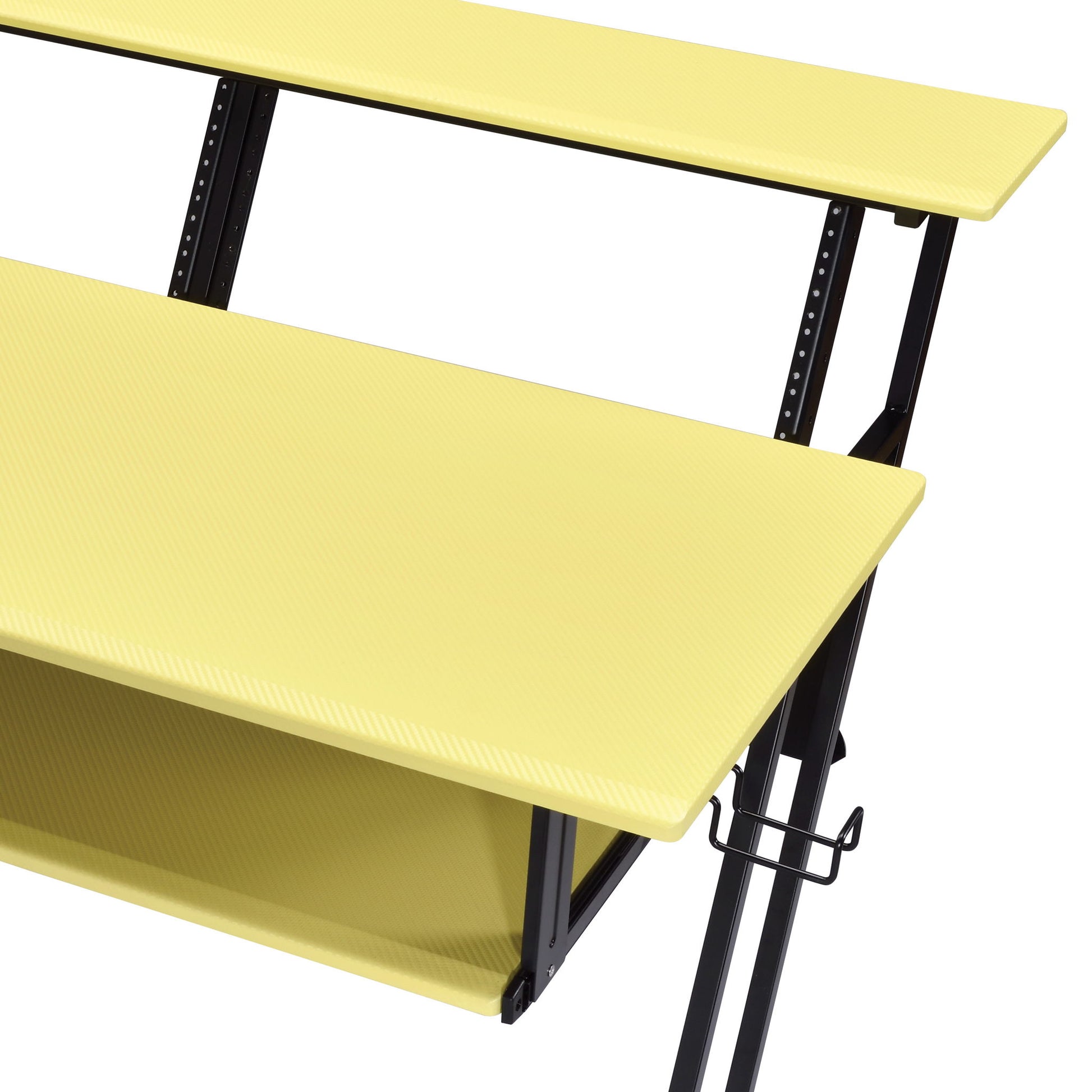 Suitor - Music Recording Studio Desk - Black / Yellow Acme