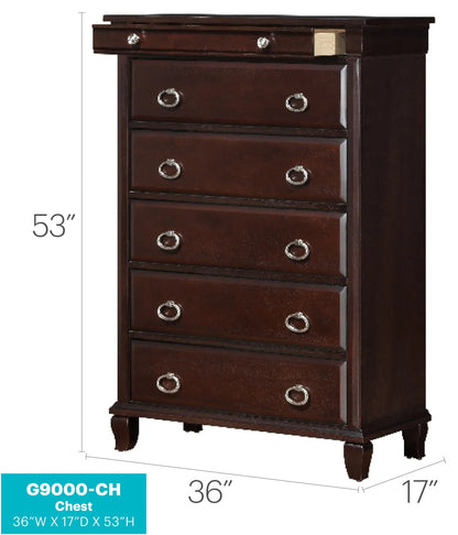 Triton - Chest - Cappuccino Glory Furniture