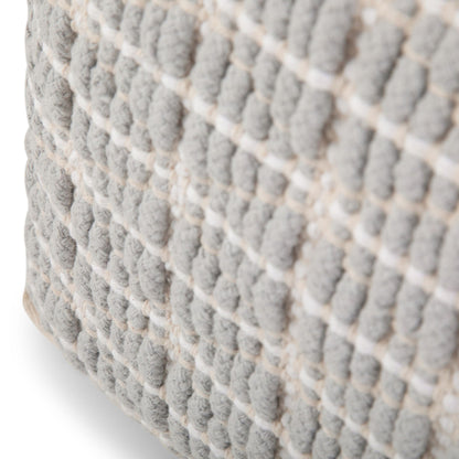 Noreen - Upholstered Square Pouf Simpli-Home