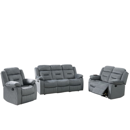 Contemporary Living Room Set With Pillow Arms And Headrest Support Home Essentials