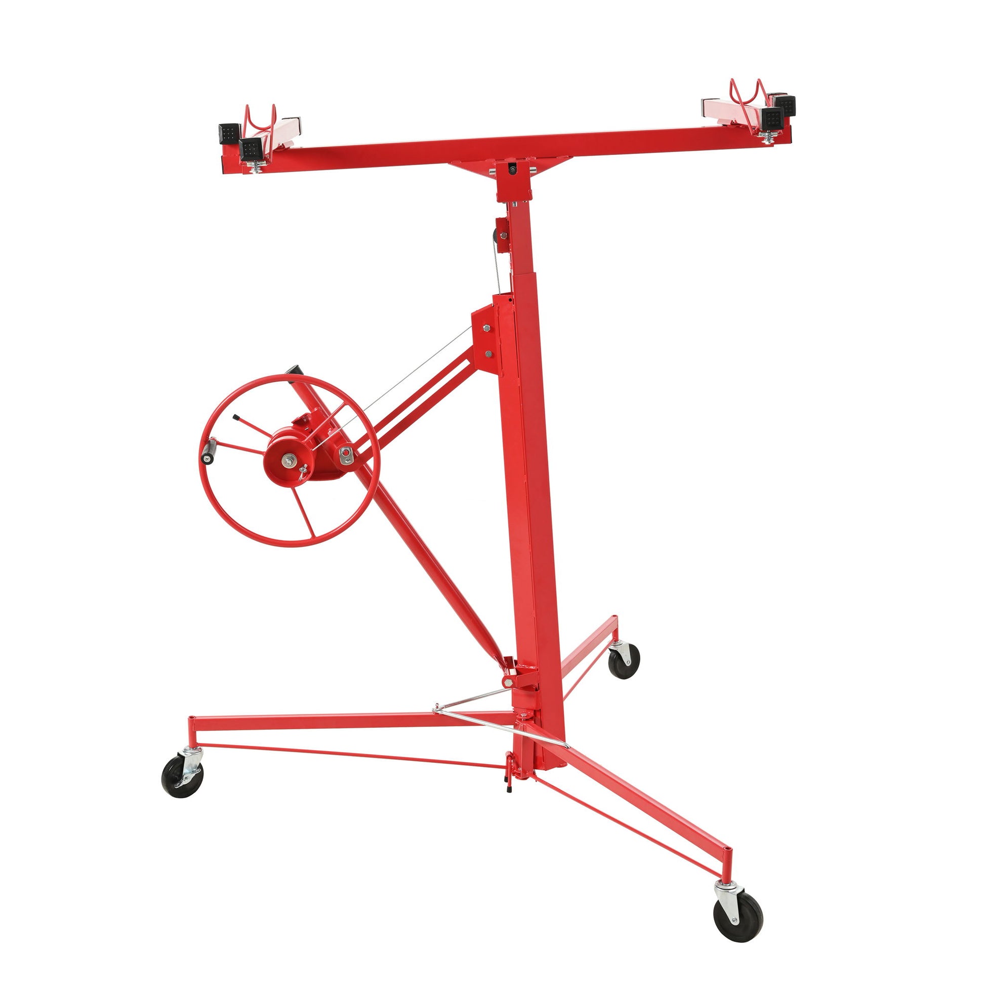 Drywall Lift Panel Hoist Jack Lifter With Caster Wheels And Telescopic Arm Daily Nest