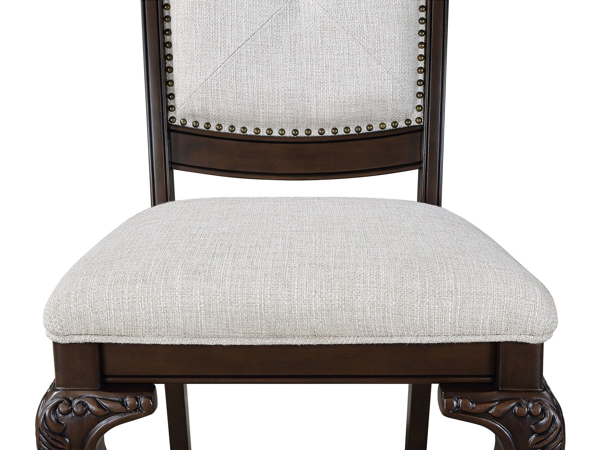 Kiera - Arm Chair (Set of 2) - Cherry Brown Crown Mark