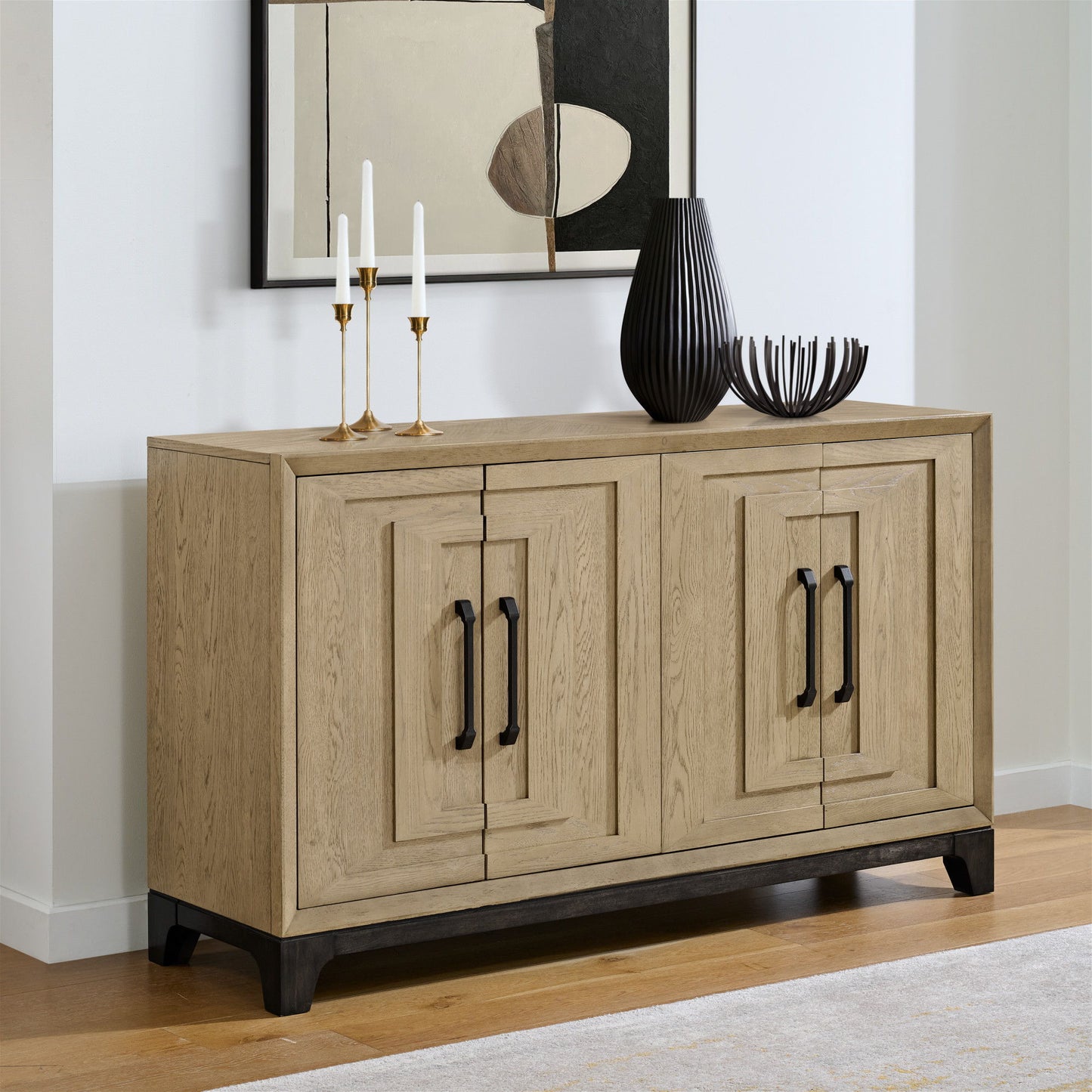 Sideboard With Ample Storage - Brown Home Essentials