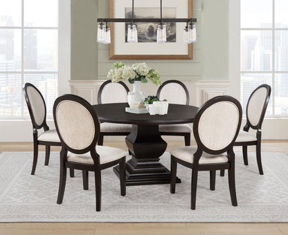 Twyla - Round Wood Dining Room Table Set Coaster Fine Furniture