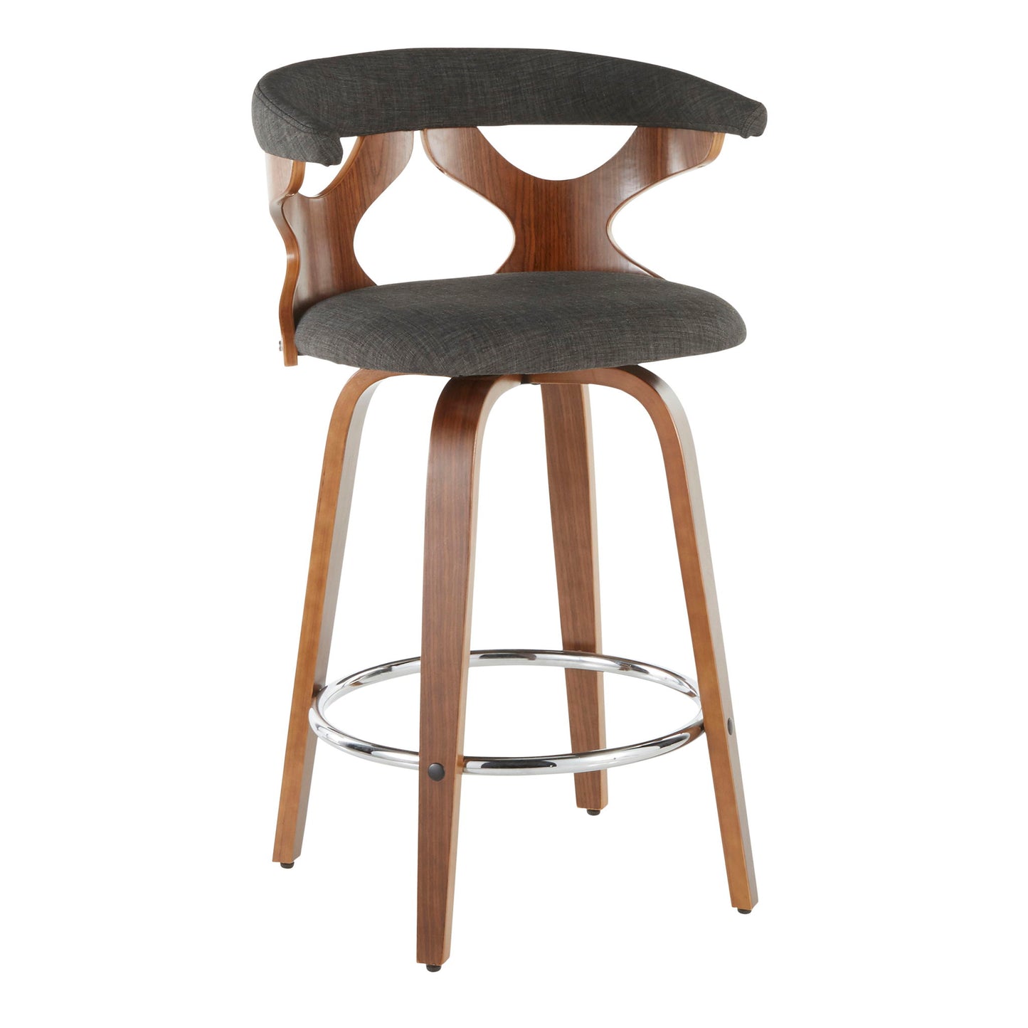 Gardenia - Mid Century Modern Counter Stool (Set of 2) Lumi Source