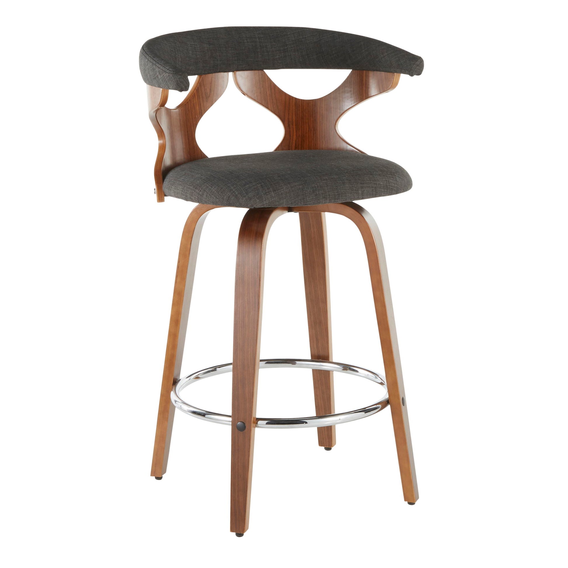 Gardenia - Mid Century Modern Counter Stool (Set of 2) Lumi Source