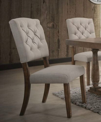 Bernard - Weathered Side Chair (Set of 2) Acme