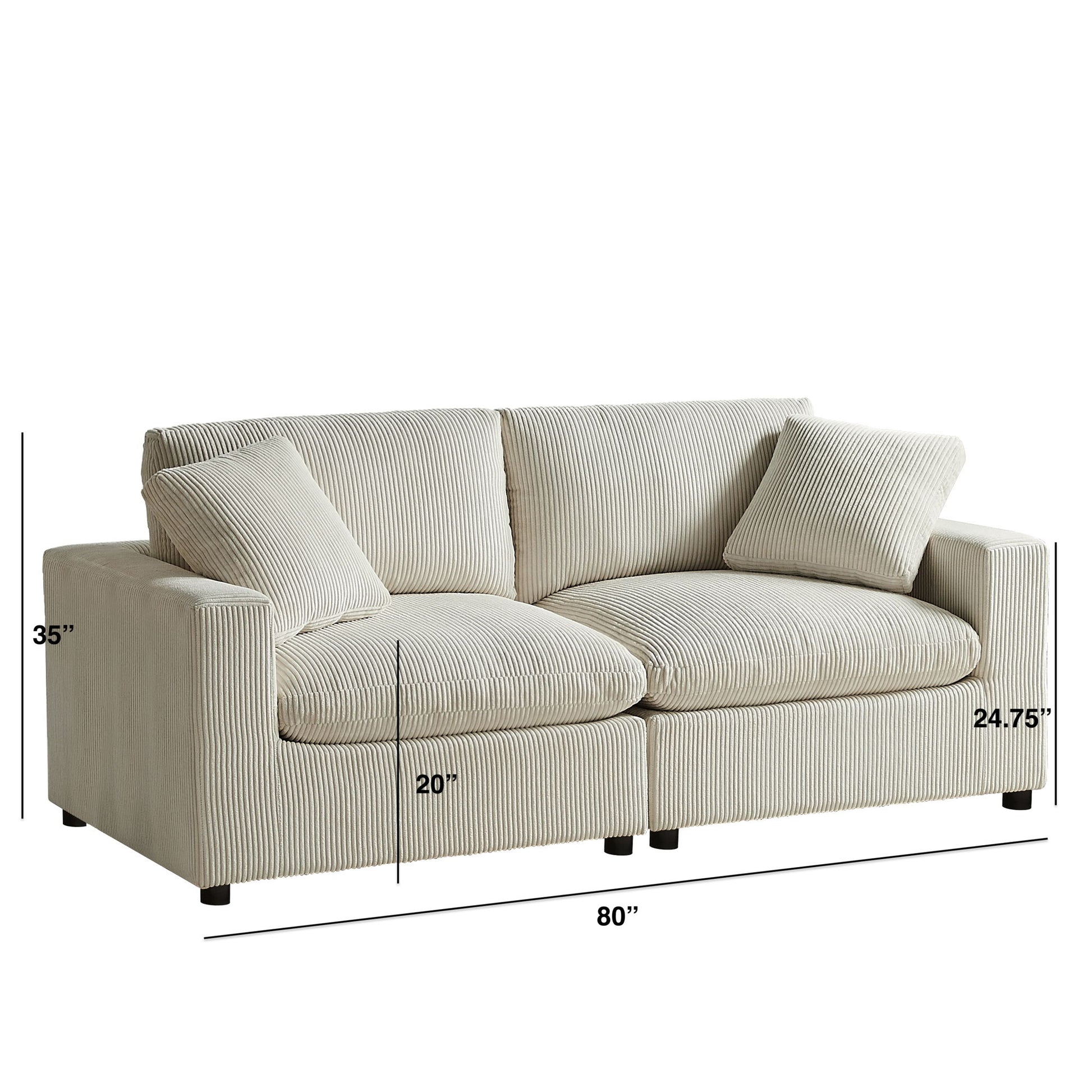 Chelsea - Modular 2 Piece Sofa Ridgecrest Home