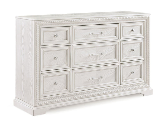 Alexandria - Bedroom Dresser - White Crown Mark
