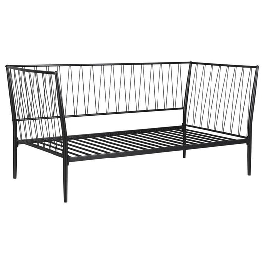 Richland - Metal Twin Daybed Bed Frame - Matte Black Coaster Fine Furniture