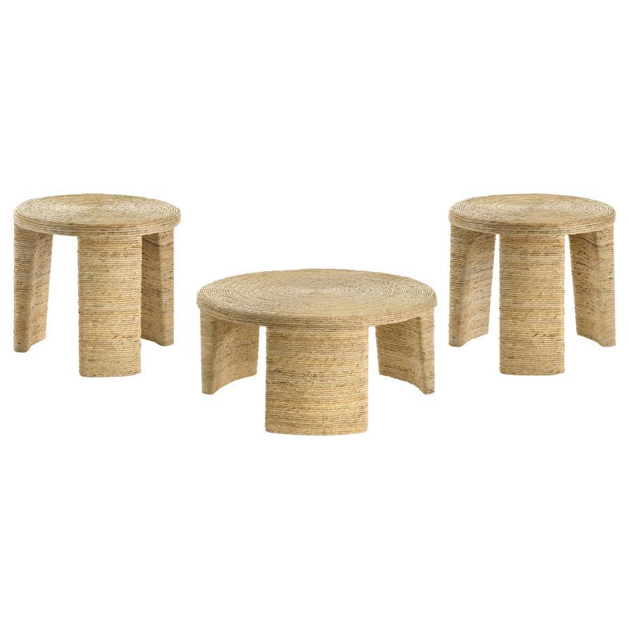 Artina - Rattan Coffee And End Table Set Coaster Fine Furniture