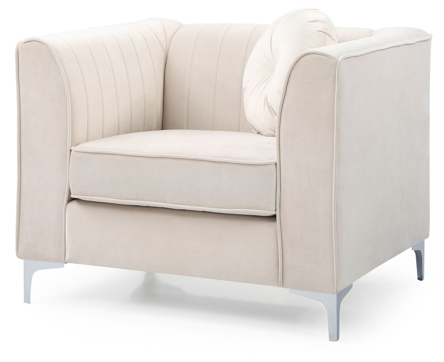 Contemporary Sloped Armchair Glory Furniture