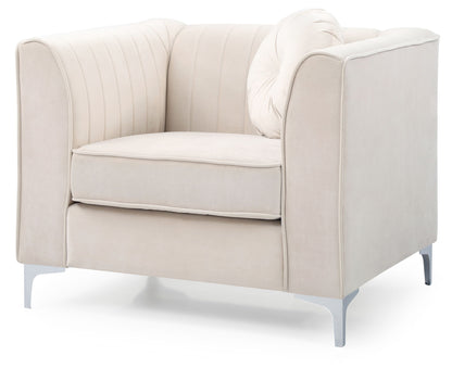 Contemporary Sloped Armchair Glory Furniture