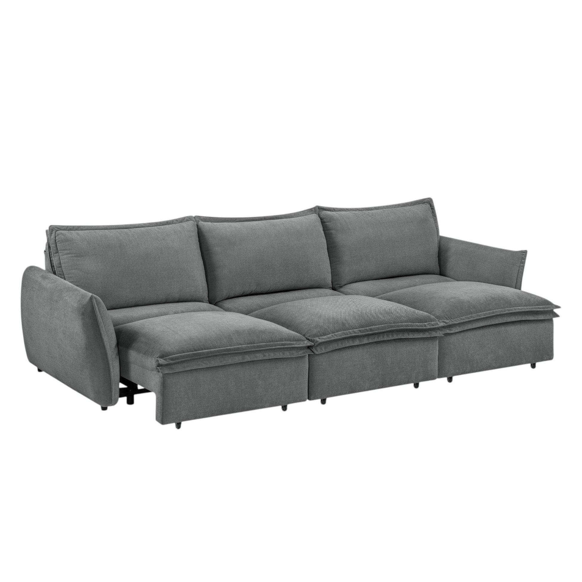 Eaden - Power Sofa With Sleeper - Gray Acme