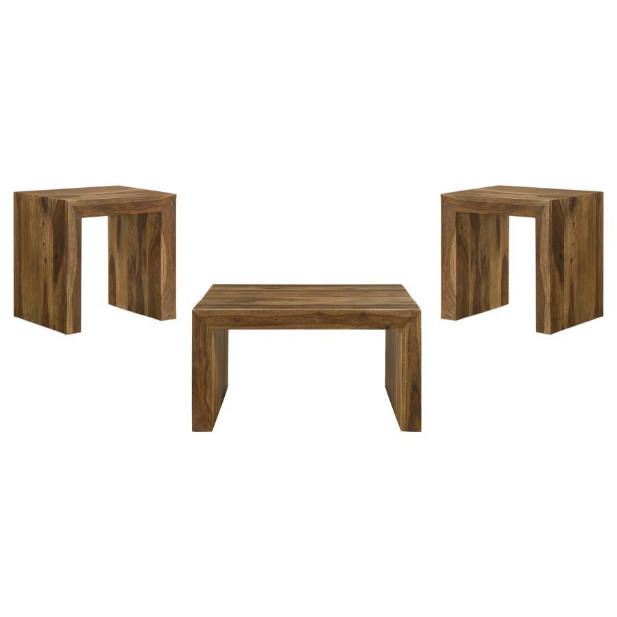 Odilia - Solid Wood Coffee And End Table Set Coaster Fine Furniture