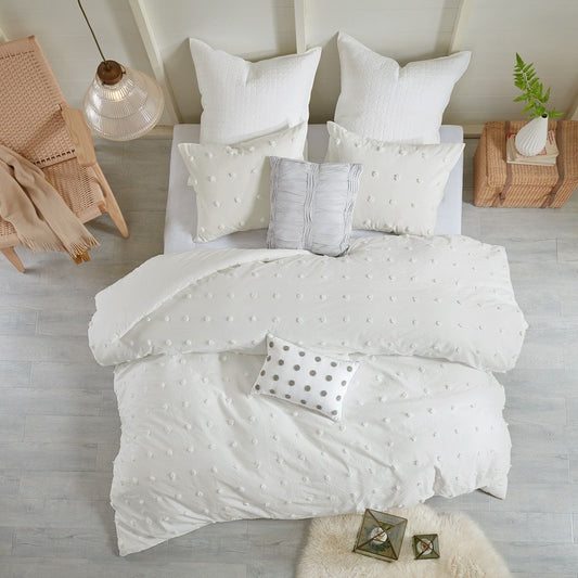 Brooklyn - King Duvet Cover Set - Ivory Urban Habitat