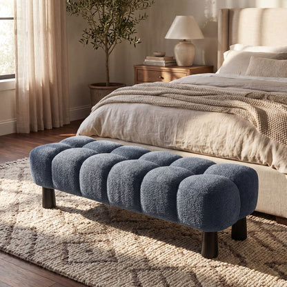 Luxury Upholstered Bench Ottoman Noble House