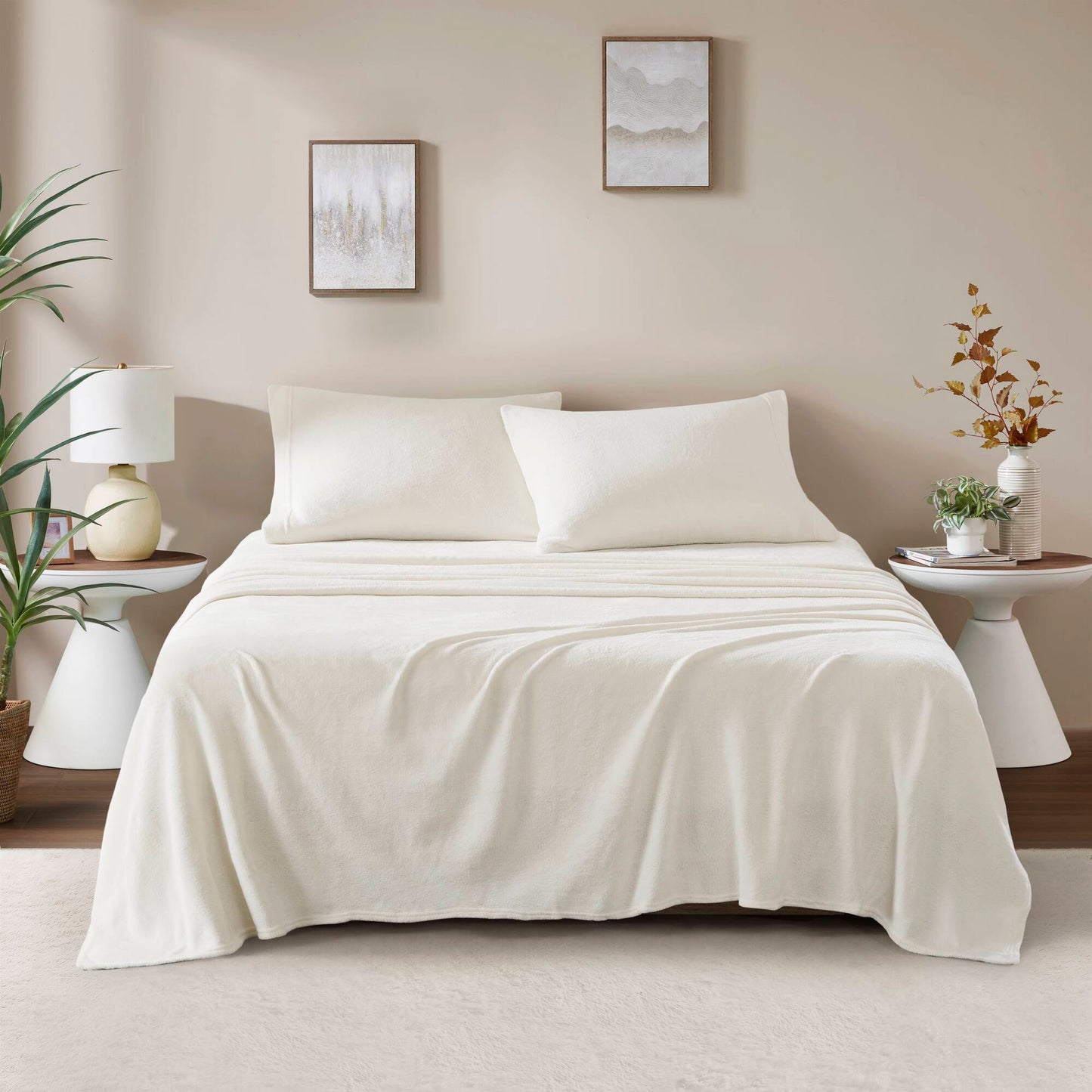 Queen Soloft Sheet Set - Ivory True North by Sleep Philosophy