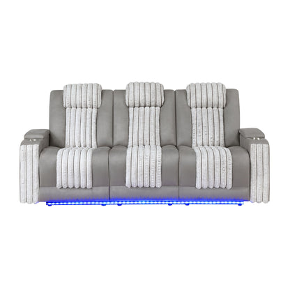 Duran - Power Reclining Sofa With Power Headrest Global Furniture USA