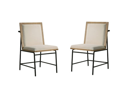 Torrance - Dining Chairs (Set of 2) - Oak Finish Lilola Home