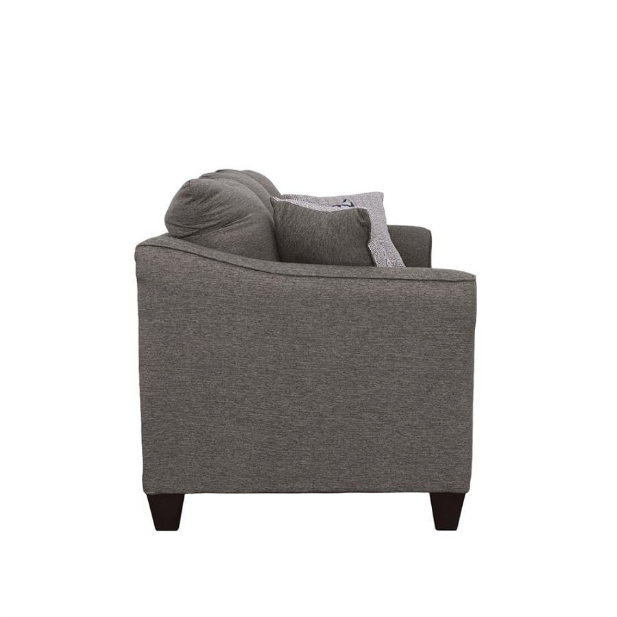 Salizar - Upholstered Flared Arm Sofa CoasterEssence