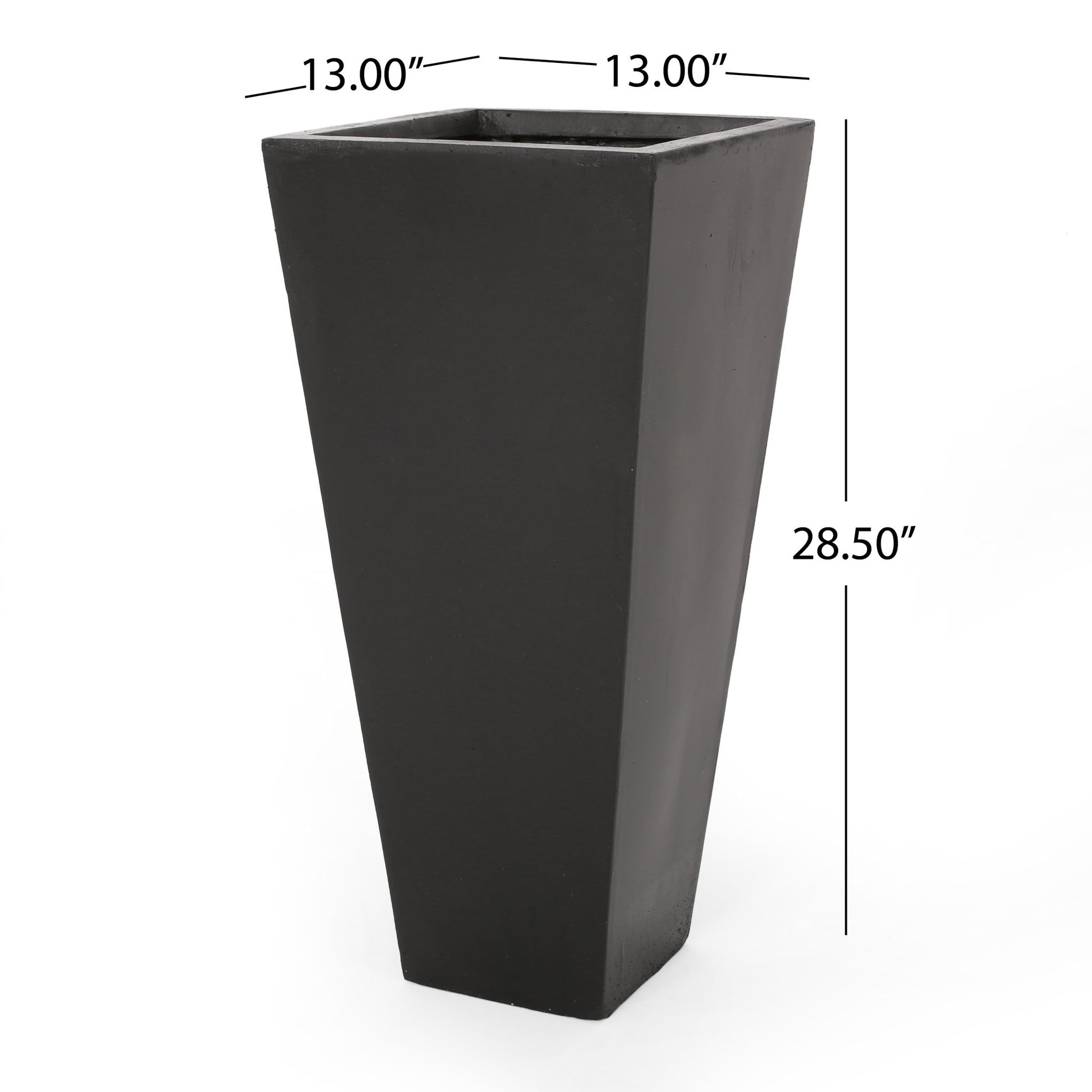 Outdoor Modern Cast Stone Planter Noble House