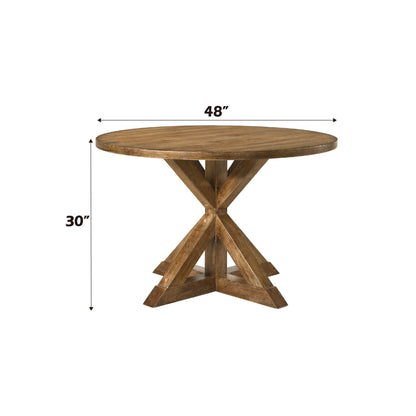 Wallace II - 5 Pieces Dining Room Set - Oak Acme