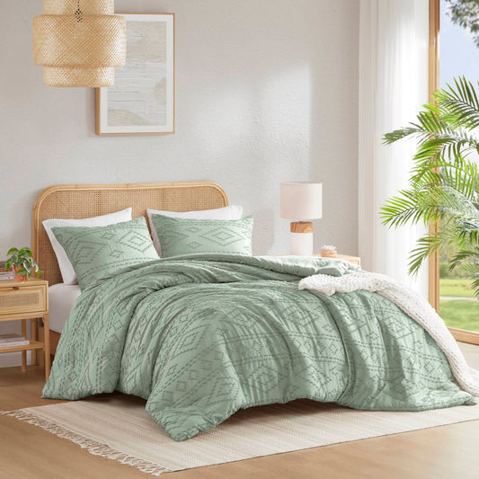 Gigi - Full/Queen Comforter Mini Set - Sage Green Super Listing
